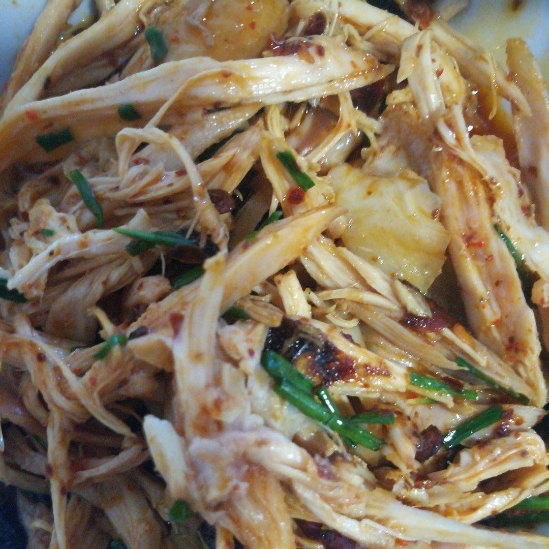 减脂健身｜凉拌手撕鸡丝（香辣&麻油版）