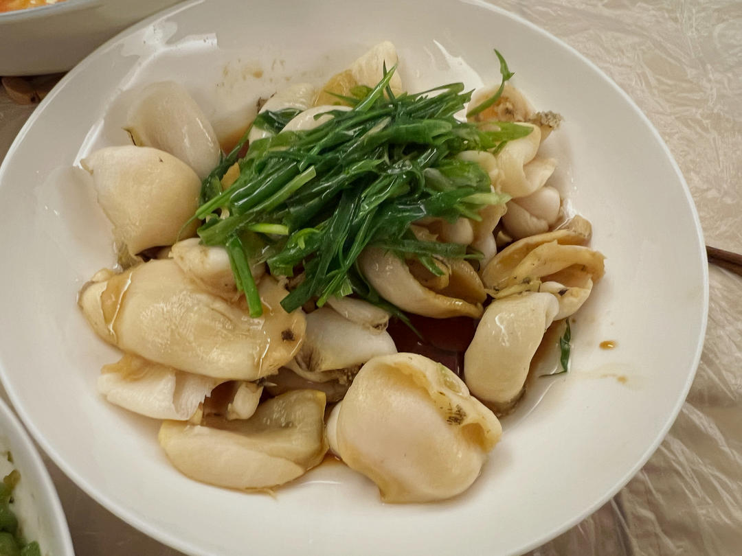 葱油鲍鱼片