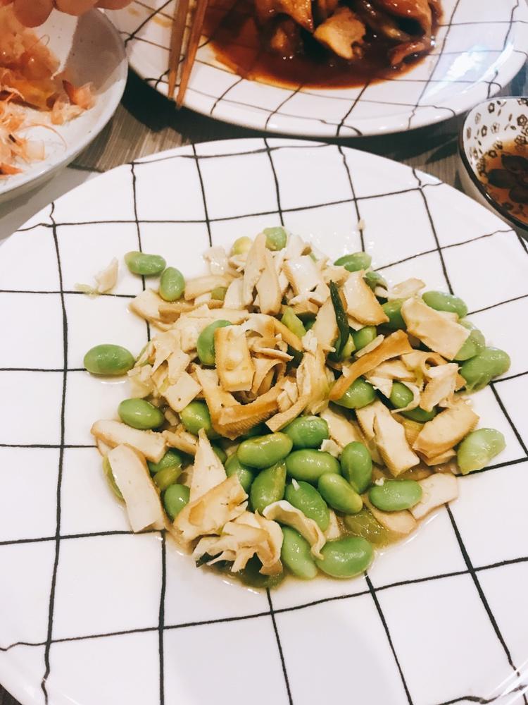 毛豆豆腐干的做法