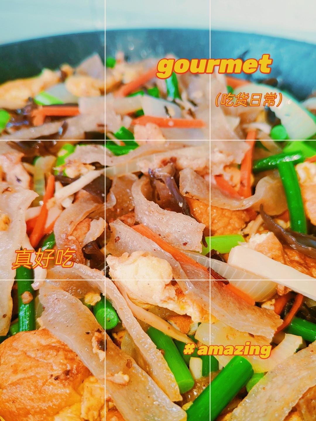 炒杂蔬-简单易做又好吃的素菜，快点来！