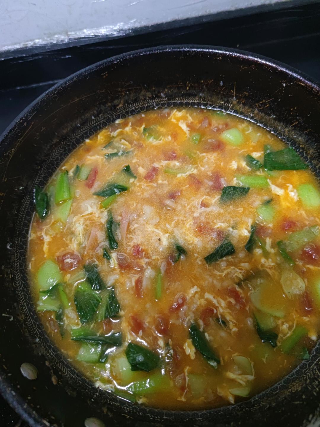 简单早餐-疙瘩汤