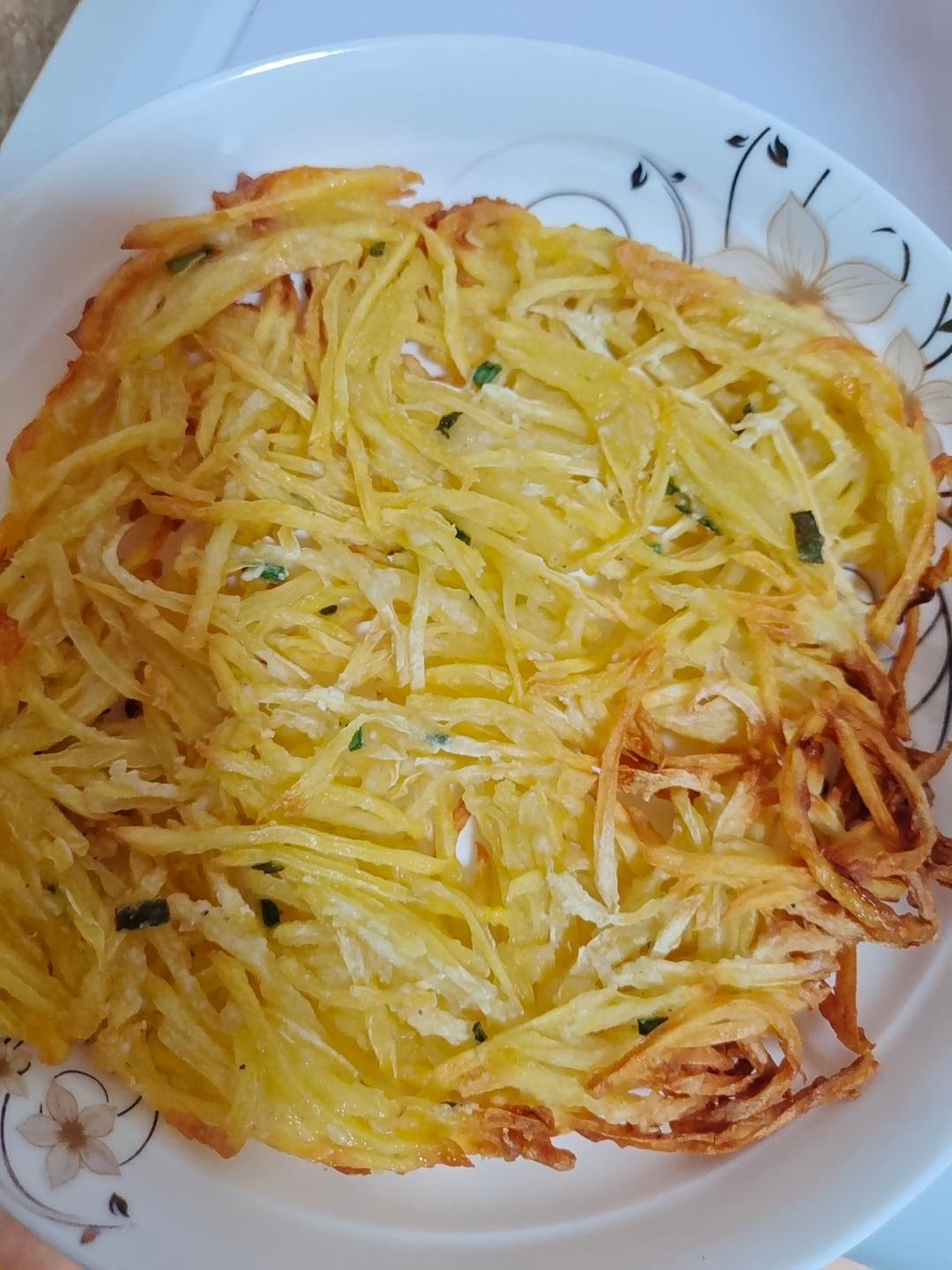 空气炸锅版土豆饼