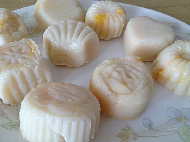 冰皮豆沙月饼