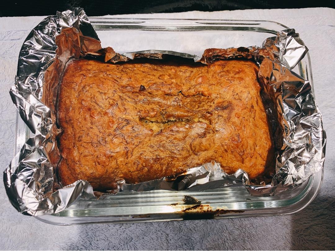 墨西哥朋友家祖传的超好吃的香蕉蛋糕【Banana Bread】