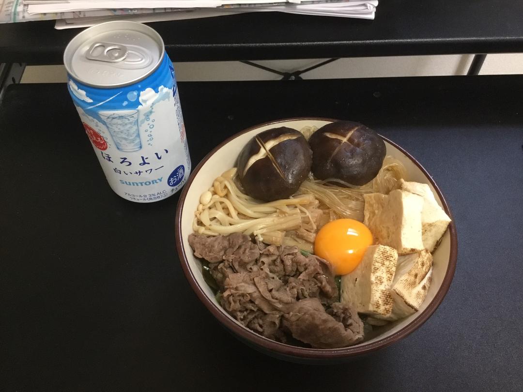 すき焼き丼（寿喜烧盖饭）的做法 步骤6