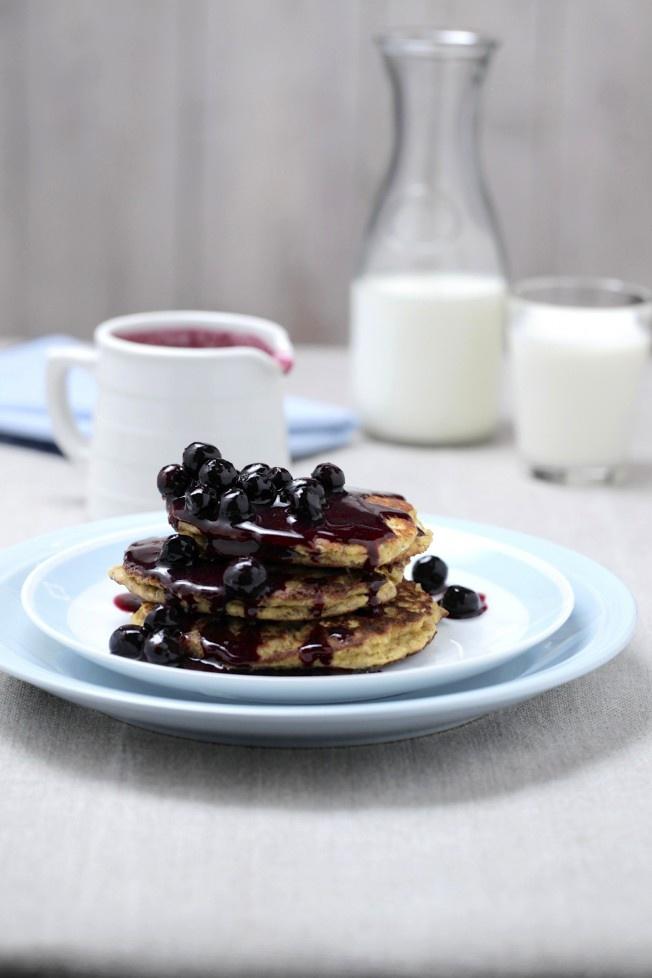 Coconut Ricotta Pancakes