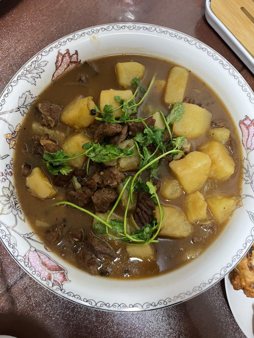 土豆炖牛肉