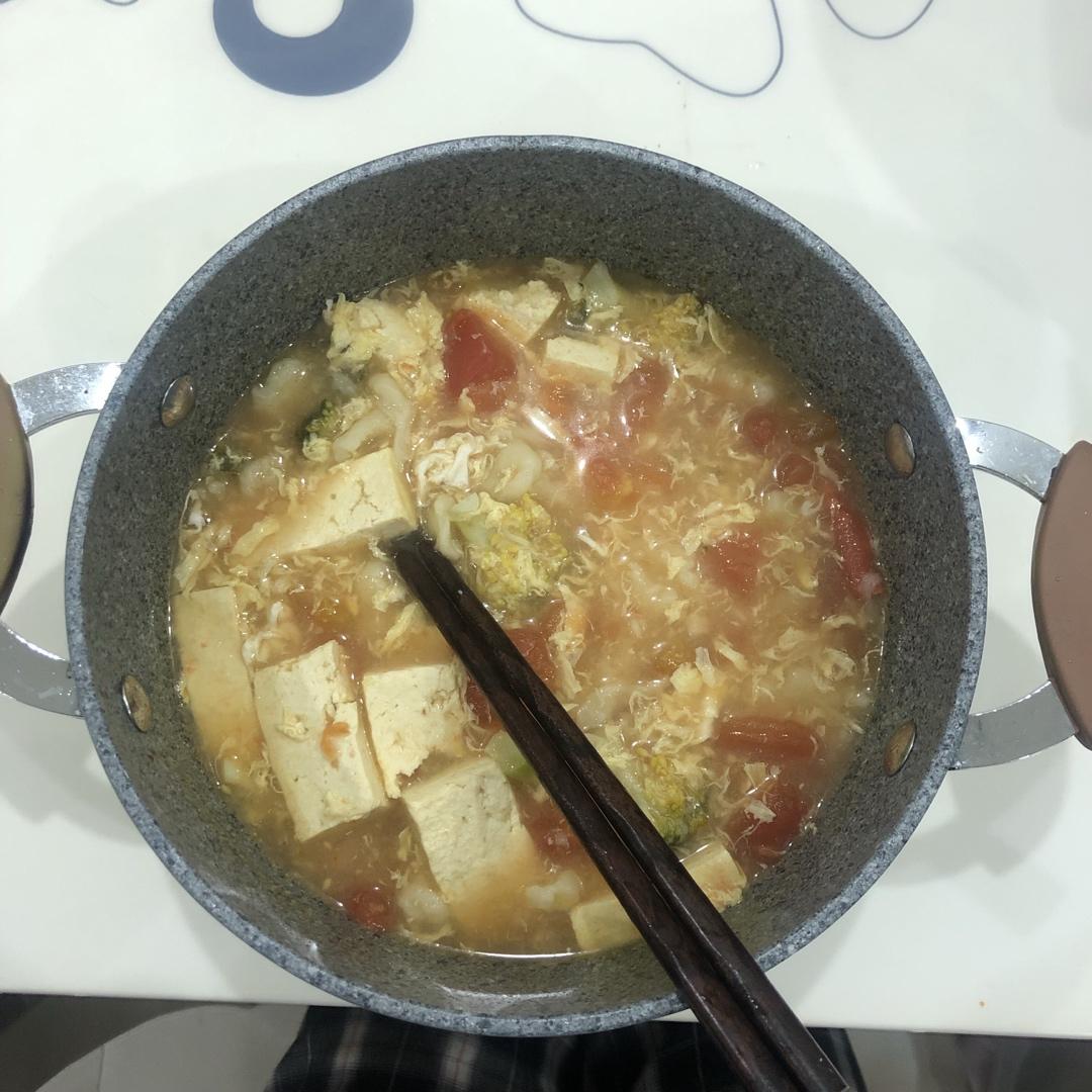 简单早餐-疙瘩汤