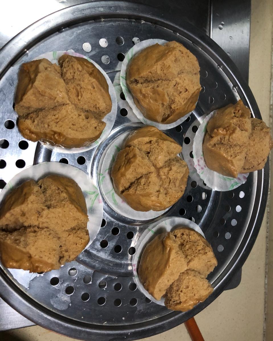 红糖燕麦开花馒头