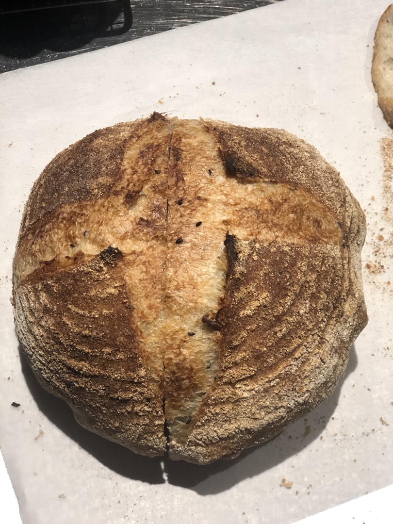 【Tartine Bread】天然酵种基础全麦欧包