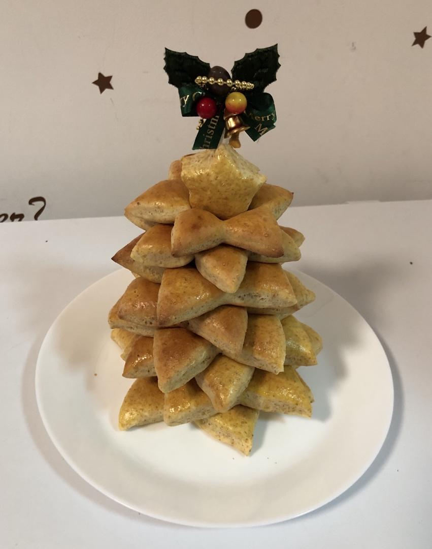 圣诞树面包