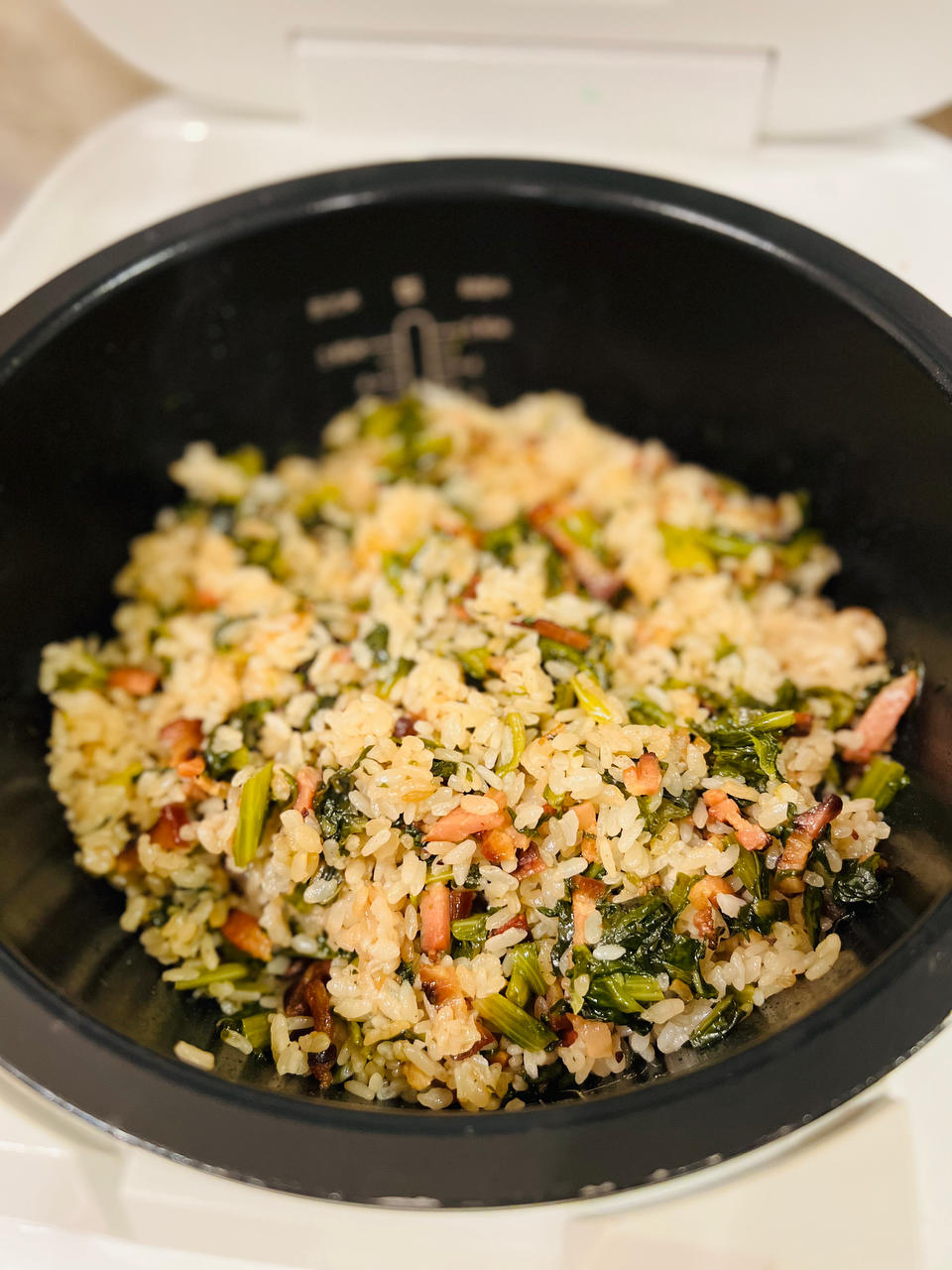莴苣叶菜饭
