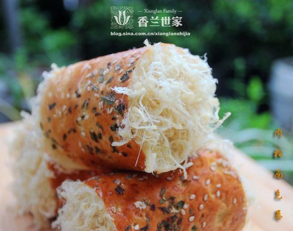 [香兰世家]香葱肉松面包卷 最过瘾的面包的做法