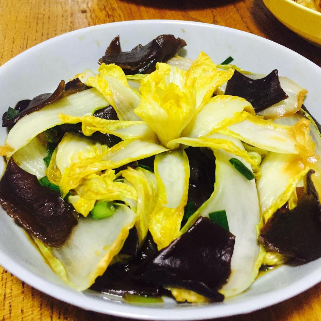 wendy0510做的黑木耳娃娃菜