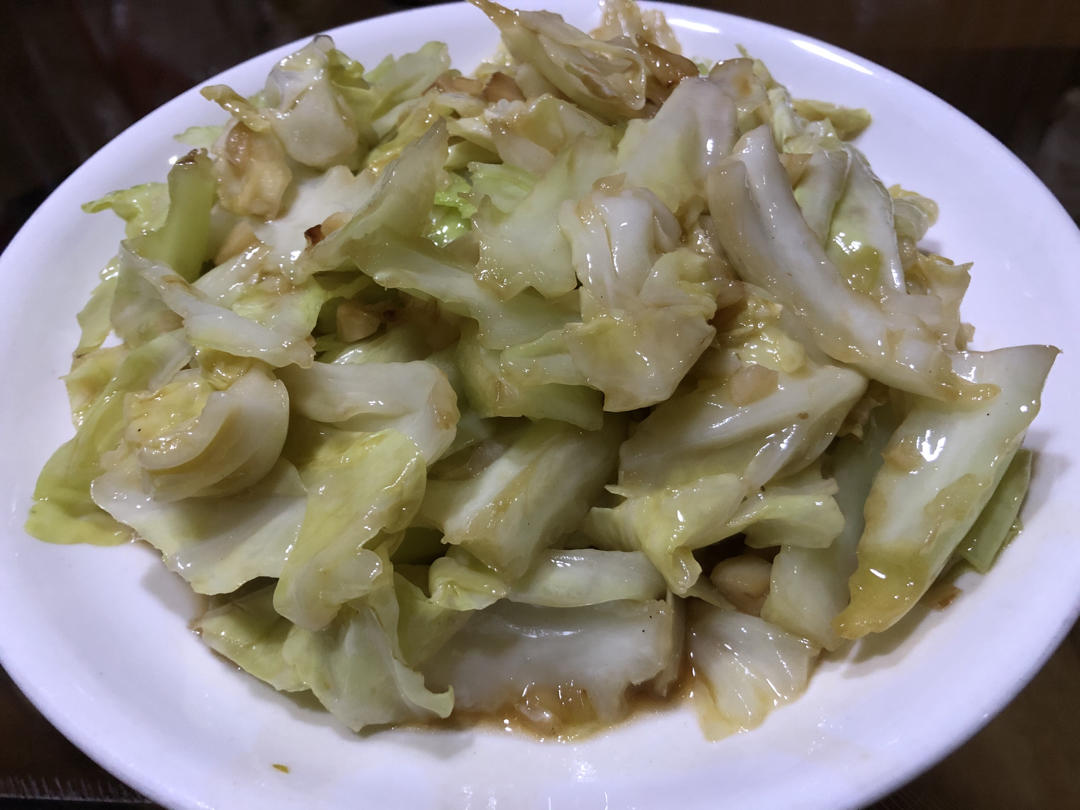 爆炒圆白菜