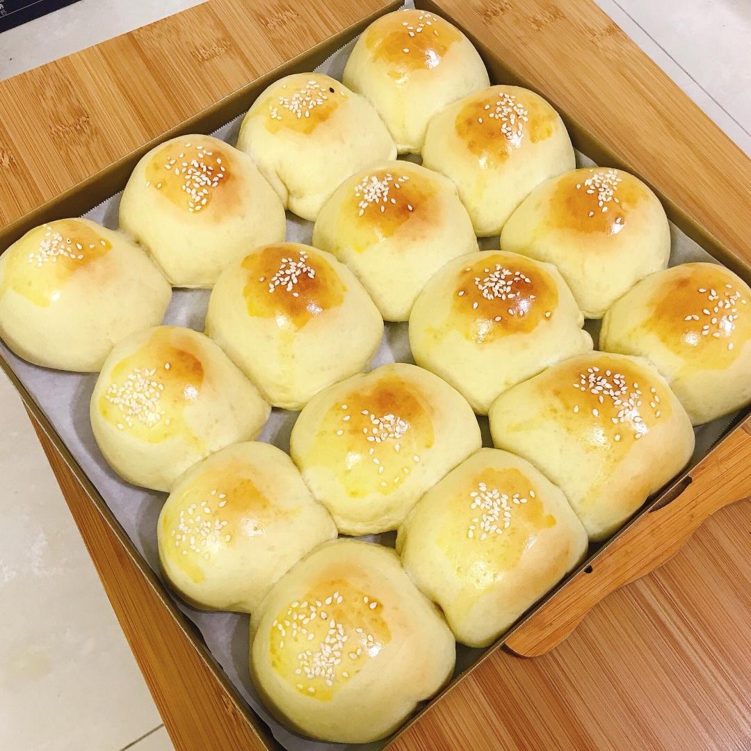 奶黄小餐包-一次发酵超好吃（附快手奶黄馅制作方法）