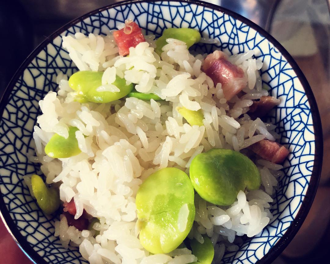立夏自然要吃蚕豆饭（极简版）