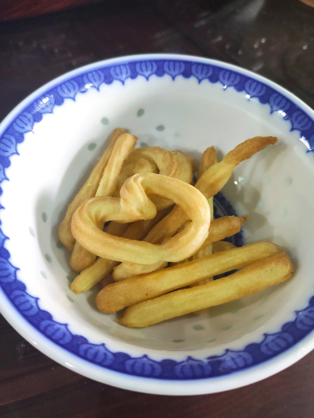 西班牙小油条吉事果churro(两样吃法简单好吃)