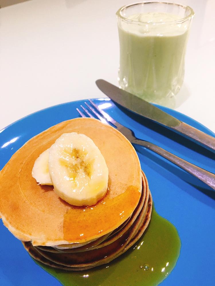 懒人无油版-香蕉松饼