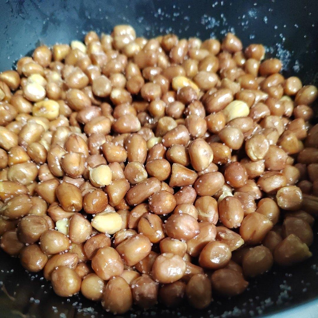 绝对不会糊的炸花生米