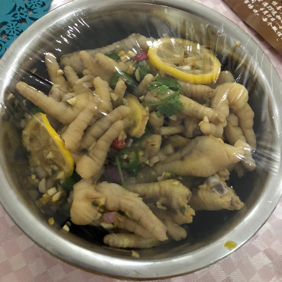柠檬百香果鸡爪