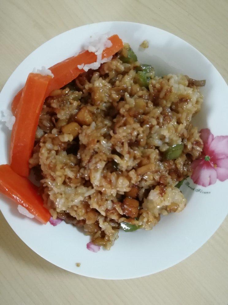 特别好吃的茄子炒饭