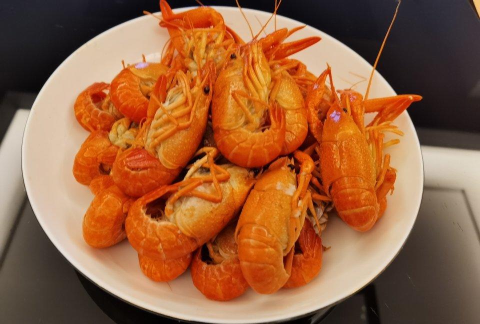 原汁原味的清水小龙虾（附清洗小窍门）