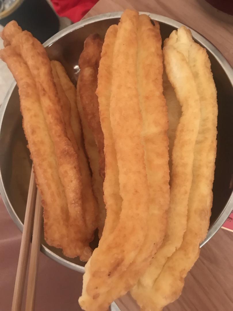 面包机版小油条，不用揉面的小油条，无泡打粉