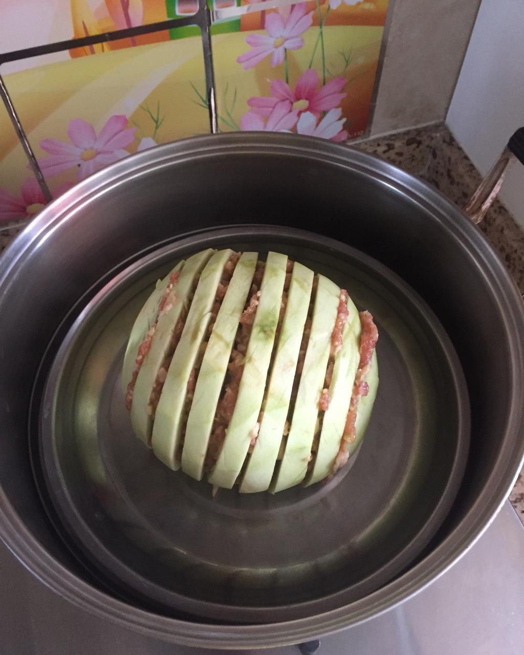 蒸茄盒【北鼎蒸炖锅食谱】