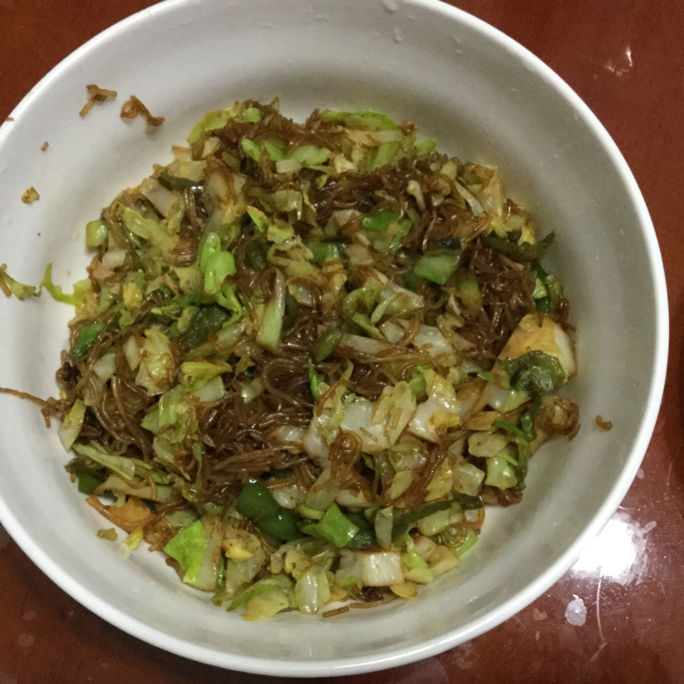 卷心菜炒粉丝 Glass noodles with Cabbage