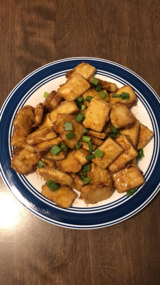 无敌好吃的香煎豆腐