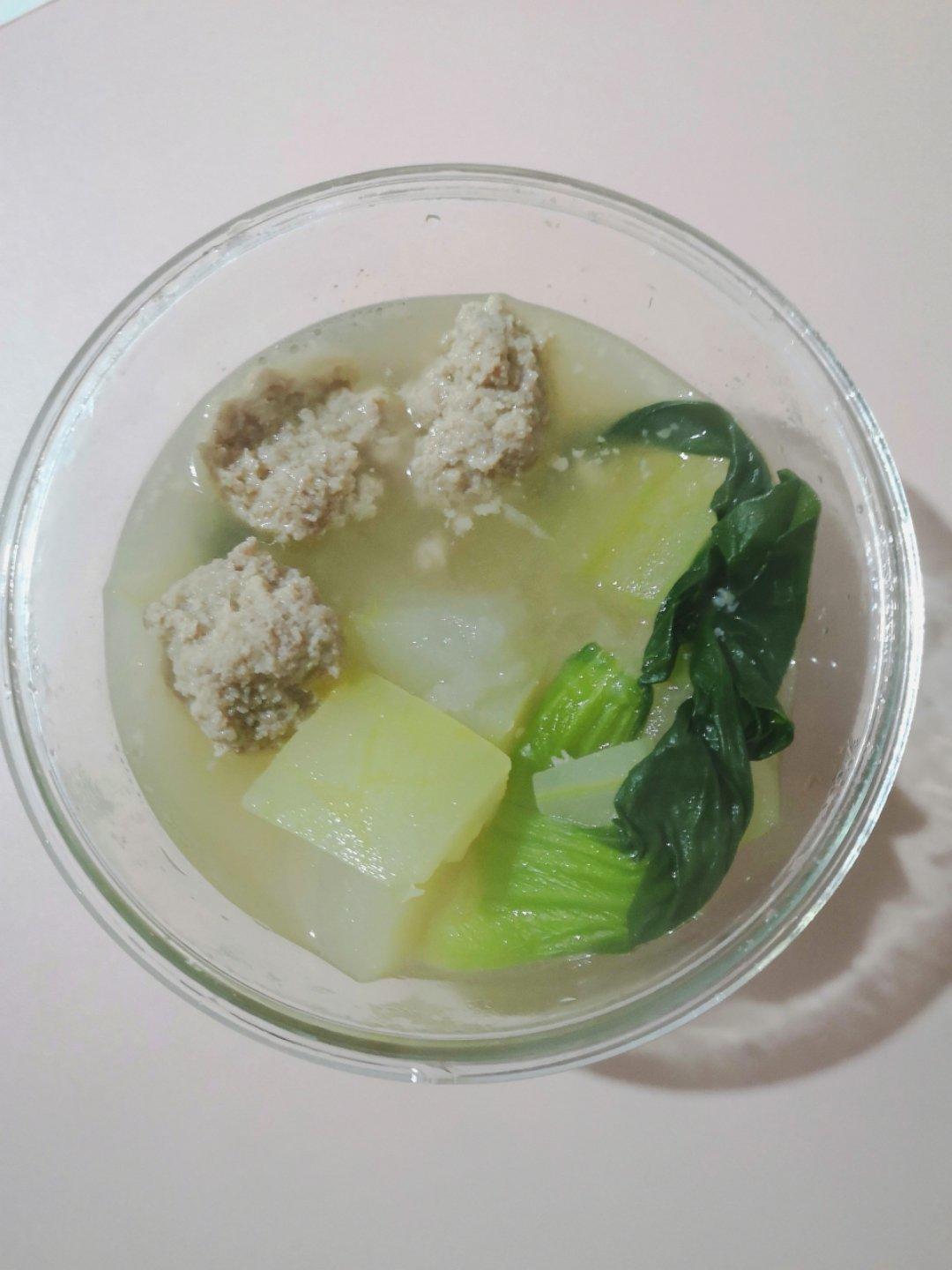 夏天不可错过的家常味--冬瓜丸子汤