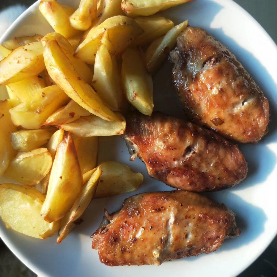 新奥尔良烤翅中、翅根（烤箱）