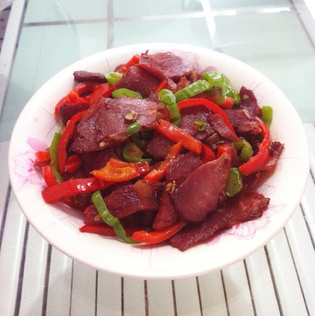 小炒牛肉青椒
