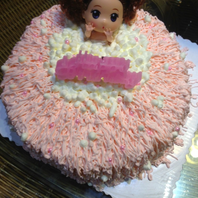 奶油芭比蛋糕