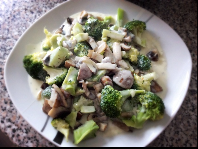 ❤奶油蘑菇西兰花❤