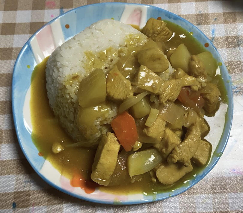 鸡肉咖喱饭