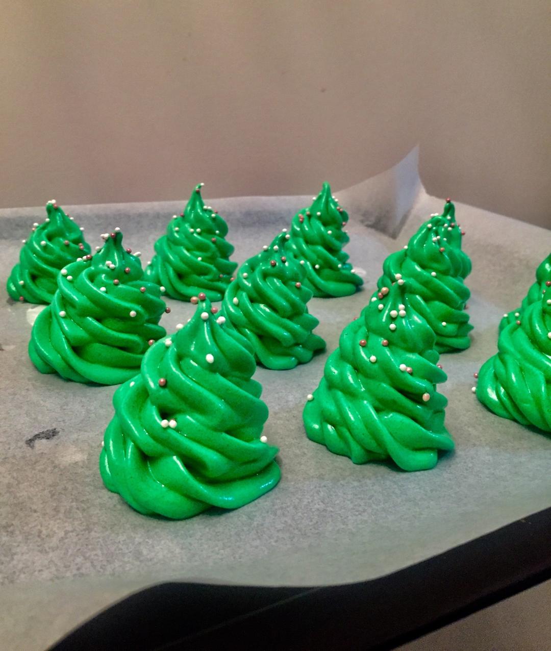 圣诞第二弹－圣诞树蛋白糖