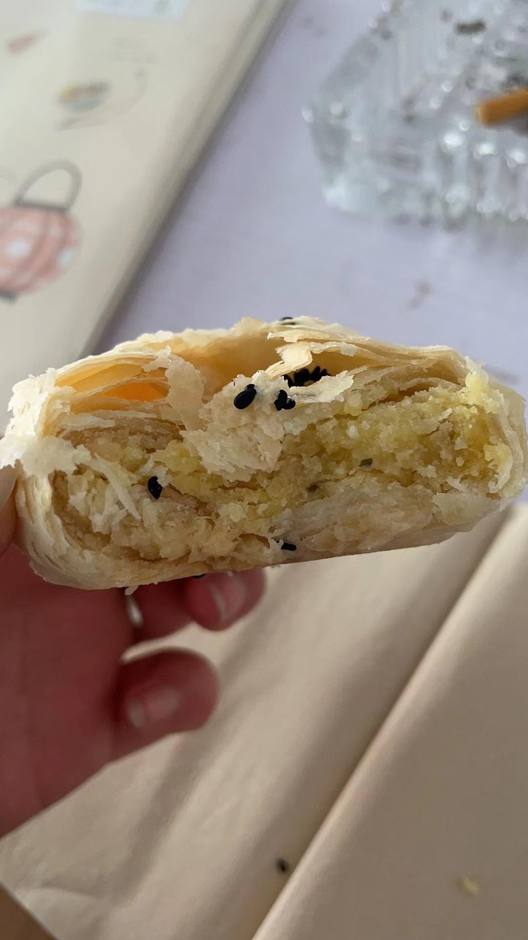 堂妈小厨——酥皮绿豆饼