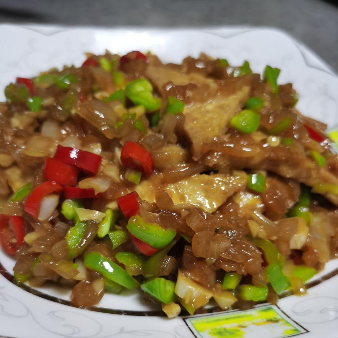 焖煎豆腐