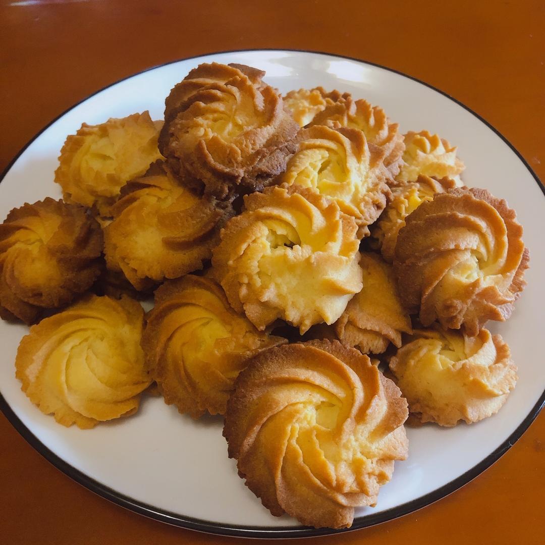 零失败花纹超级立体的黄油曲奇