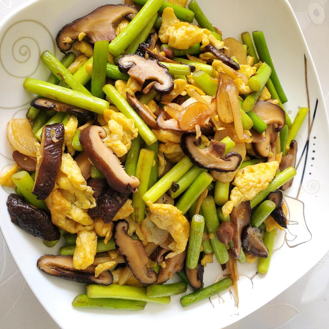 什锦蒜苔（没肉肉，也好吃）