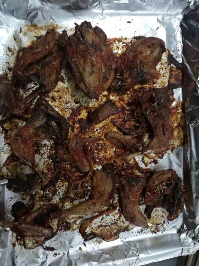 香辣烤鹌鹑（简易烤箱版）