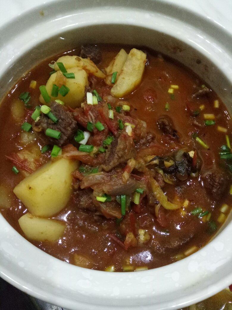 土豆炖牛肉