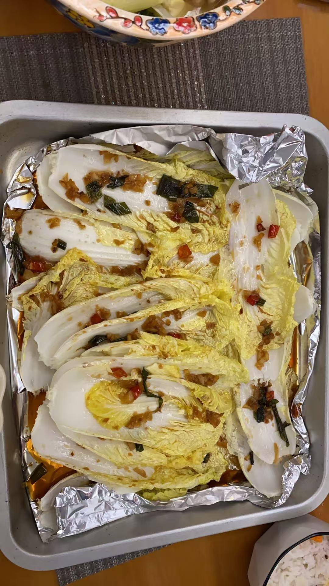 锡纸金针菇&娃娃菜