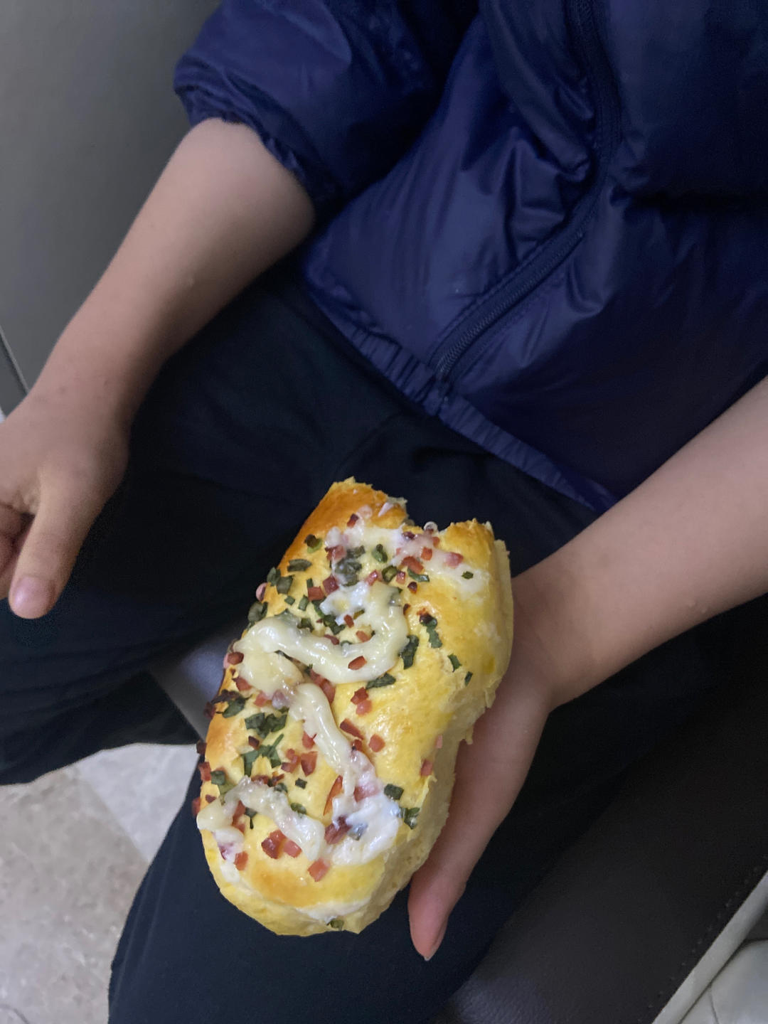 香葱火腿肉松面包