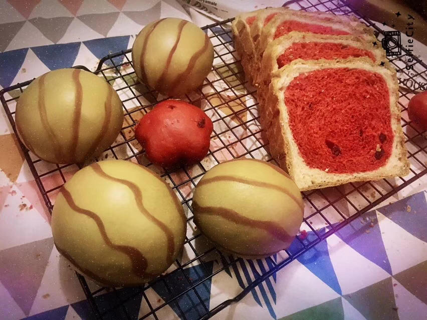 🍉西瓜吐司｜好看又好吃