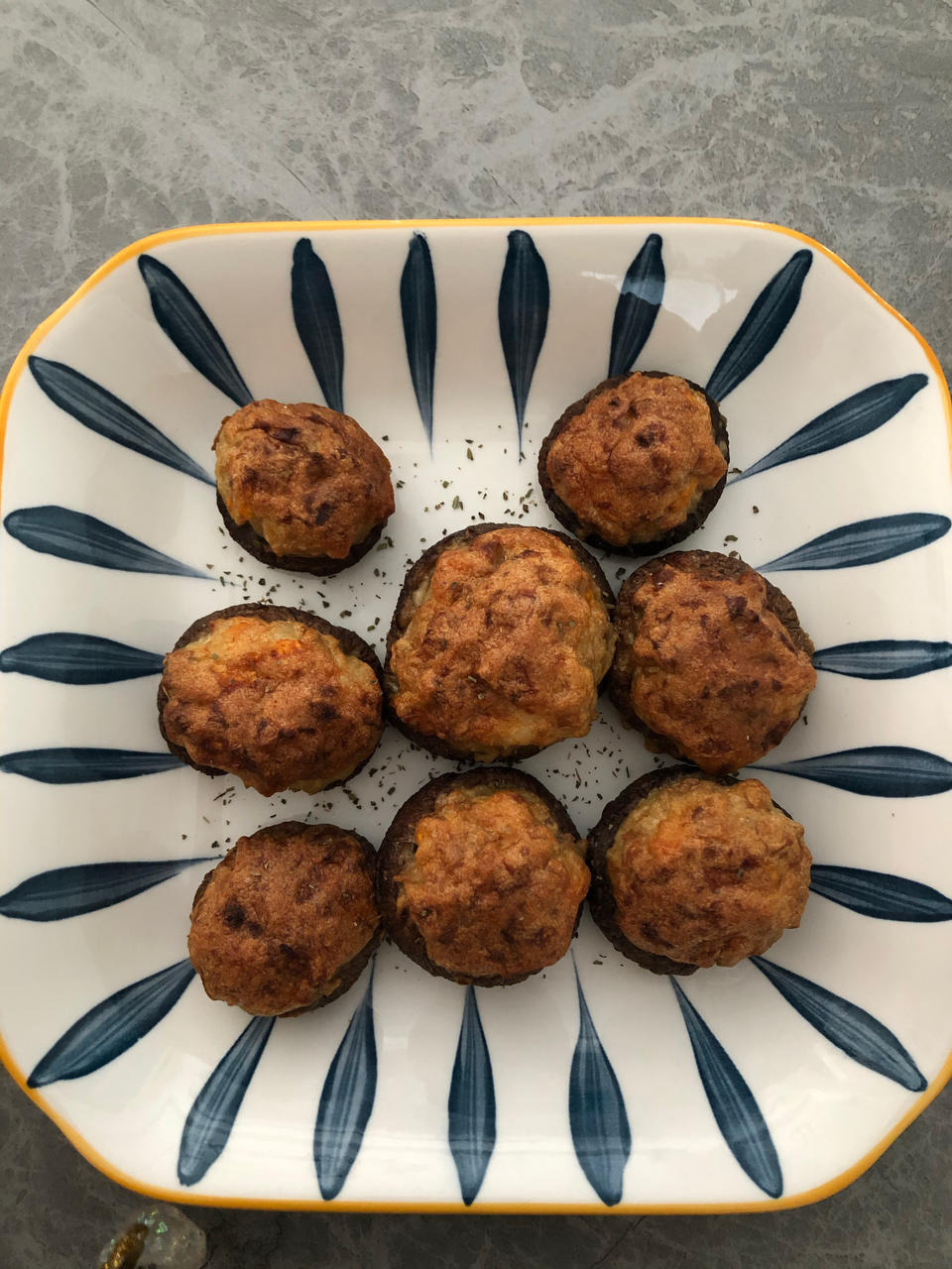 空气炸锅虾滑酿香菇