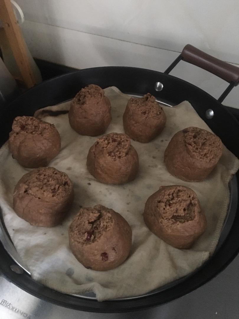 新手也能爆开花的老面红糖大枣开花馒头（泡打粉版or无泡打粉版）