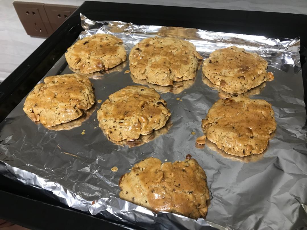 咸香花生核桃酥